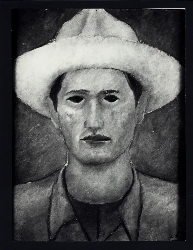 Anonimo , Zancanaro, Antonio - sec. XX - Ritratto di uomo con cappello , fronte