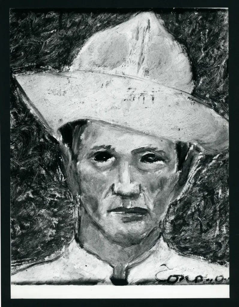 Anonimo , Zancanaro, Antonio - sec. XX - Uomo con cappello