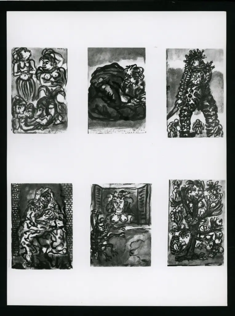 Anonimo , Zancanaro, Antonio - sec. XX - Sei opere