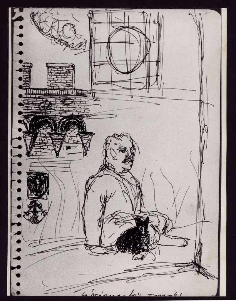 Anonimo , Zancanaro, Antonio - sec. XX - Disegno , fronte