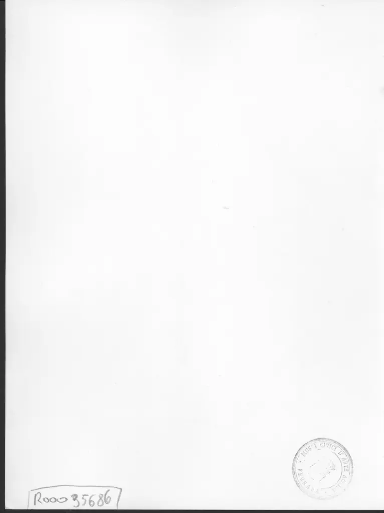 Anonimo , Zancanaro, Antonio - sec. XX - Oggetto in testa , retro