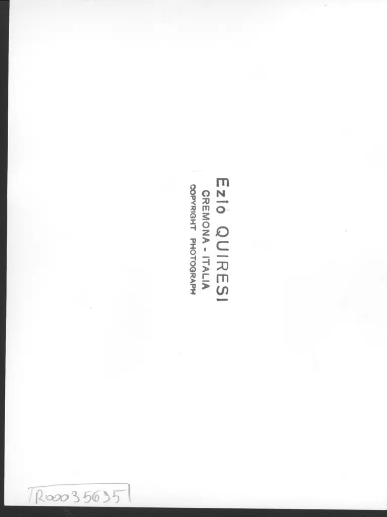 Quiresi, Ezio , Zancanaro, Antonio - sec. XX - Io Poppea Imperatrice , retro