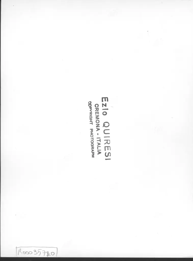 Quiresi, Ezio , Zancanaro, Antonio - sec. XX - Io Poppea Teucra Imperatrice , retro