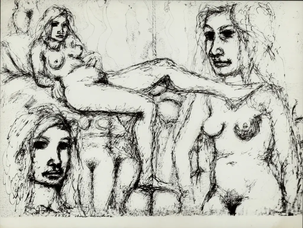 Anonimo , Zancanaro, Antonio - sec. XX - Ritratti di donna , fronte