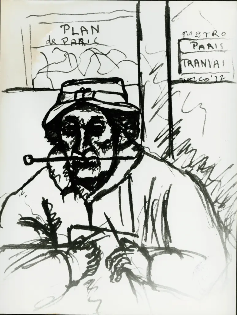 Anonimo , Zancanaro, Tono - sec. XX - Plan de Paris - Metro Paris Tranvai , fronte