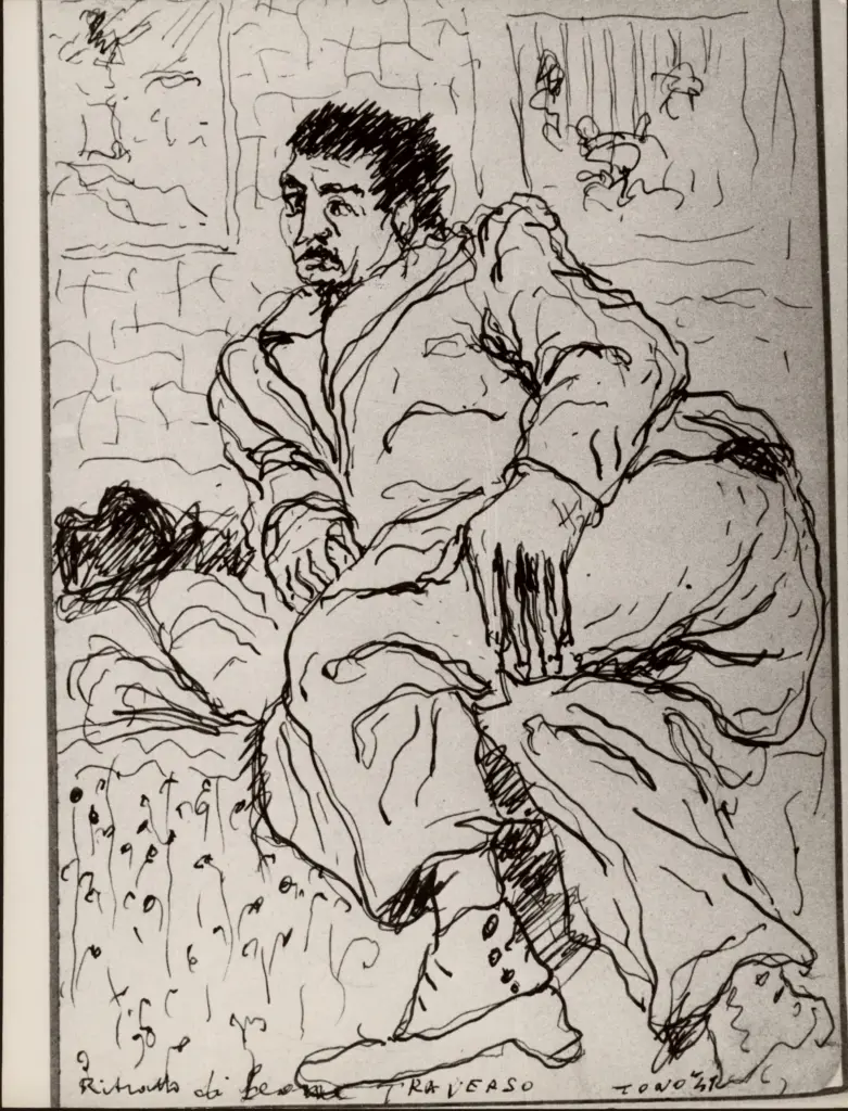 Anonimo , Zancanaro, Tono - sec. XX - Ritratto di Leone Traverso , fronte