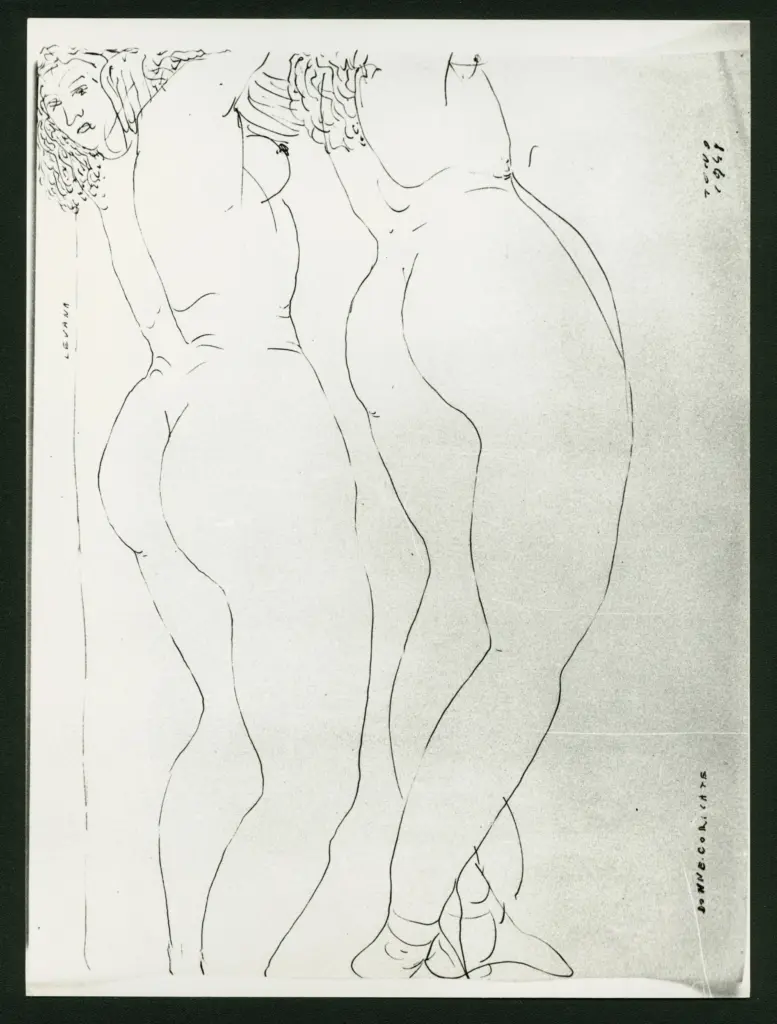 Anonimo , Zancanaro, Antonio - sec. XX - Donne Coricate , fronte