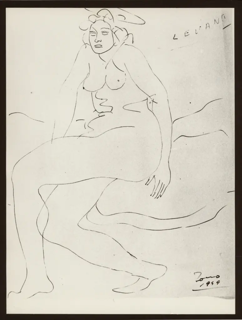 Anonimo , Zancanaro, Antonio - sec. XX - Levana , fronte