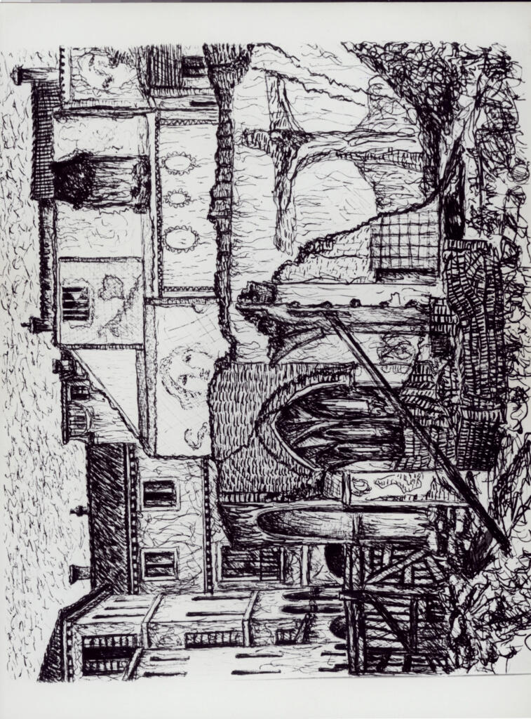 Anonimo , Zancanaro, Antonio - sec. XX - Il muro - fantasie [...] , fronte