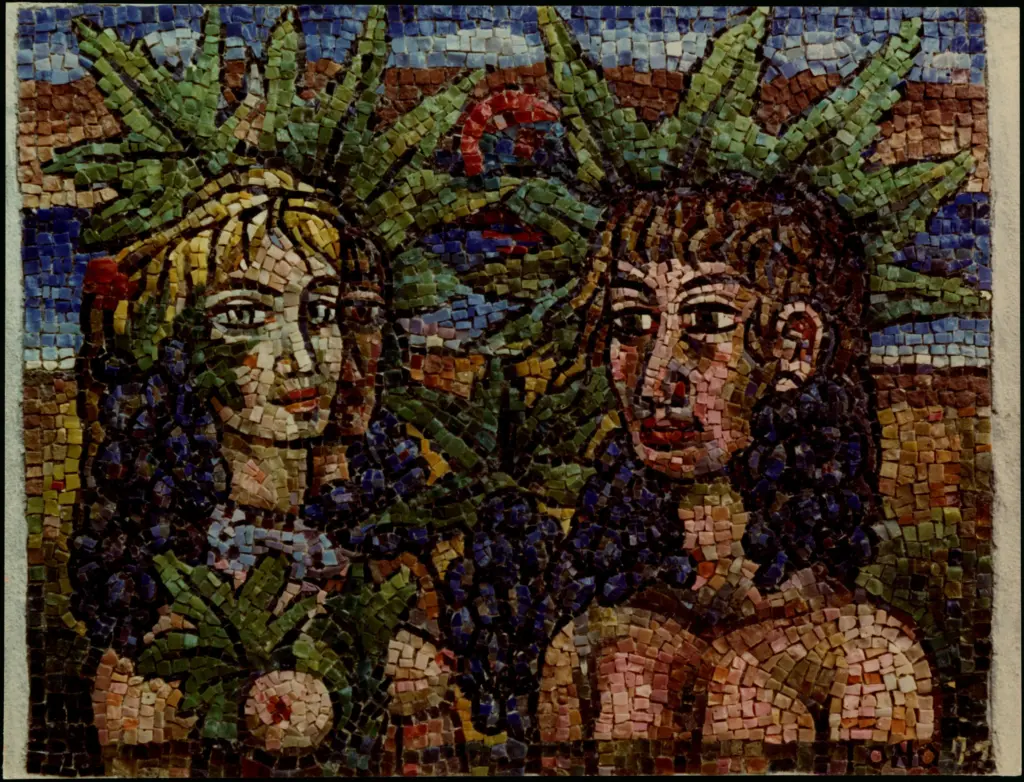 Anonimo , Zancanaro, Antonio - sec. XX - Due figure , fronte