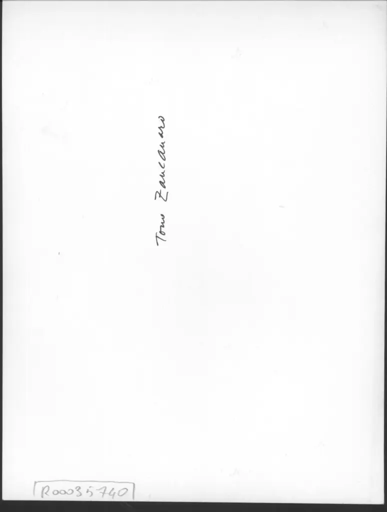 Anonimo , Zancanaro, Antonio - sec. XX - Due figure , retro