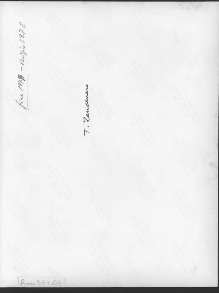 Anonimo , Zancanaro, Antonio - sec. XX - Un uomo e una donna , retro