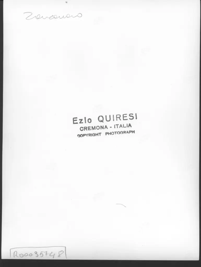 Quiresi, Ezio , Zancanaro, Antonio - sec. XX - Donna alla cassa , retro