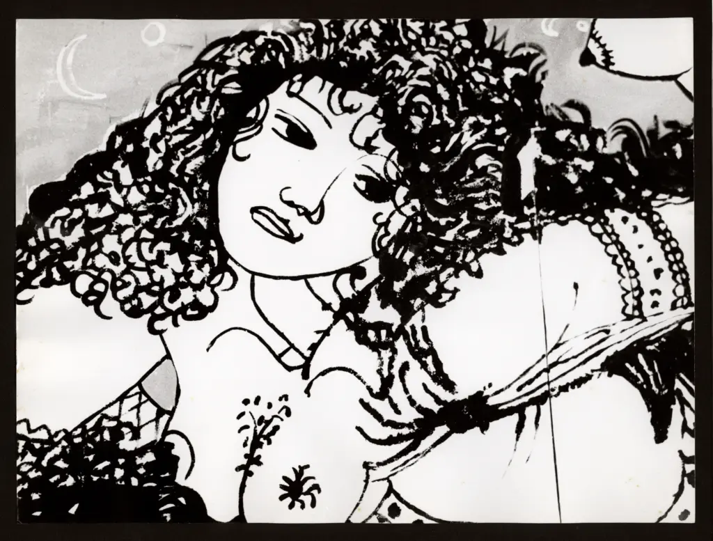 Anonimo , Zancanaro, Antonio - sec. XX - Ritratto femminile , fronte