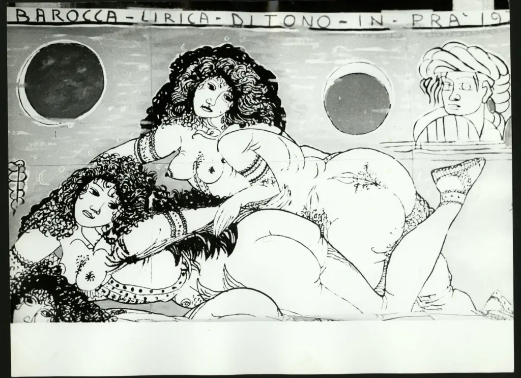 Anonimo , Zancanaro, Antonio - sec. XX - Barocca Lirica Di Tono in Pr&agrave; , fronte