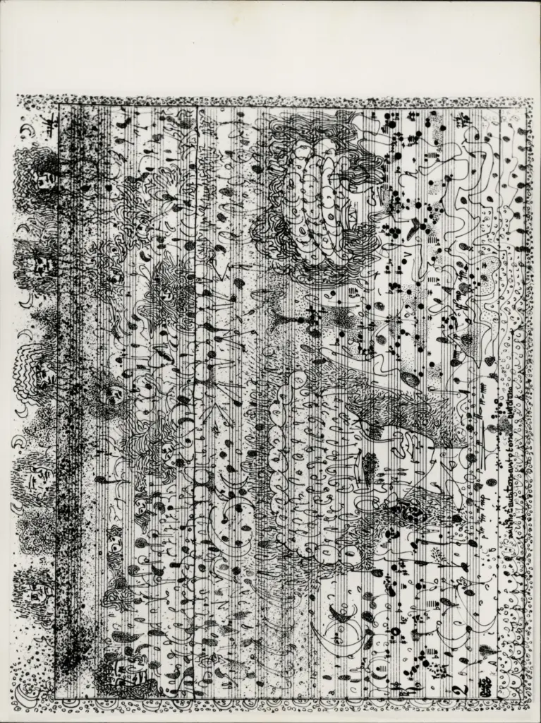 Anonimo , Zancanaro, Antonio - sec. XX - Note musicali , fronte