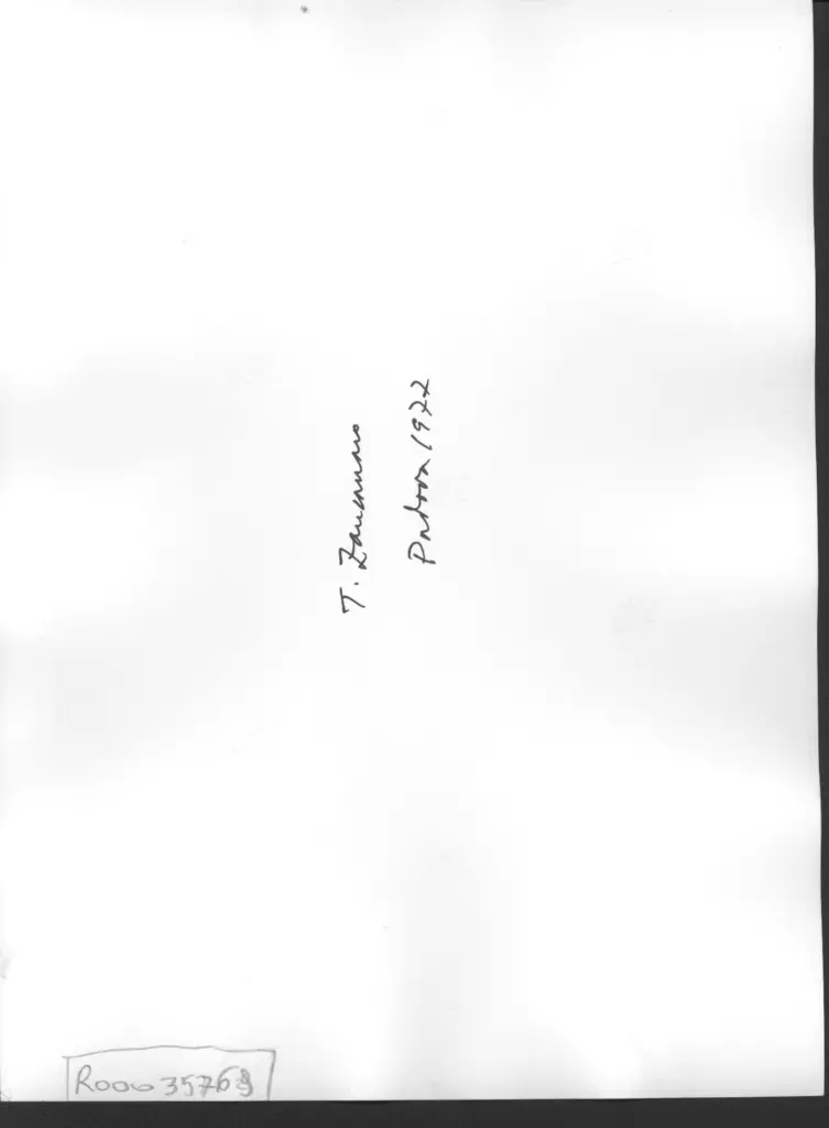 Anonimo , Zancanaro, Antonio - sec. XX - Il pittore prepara la vernice , retro