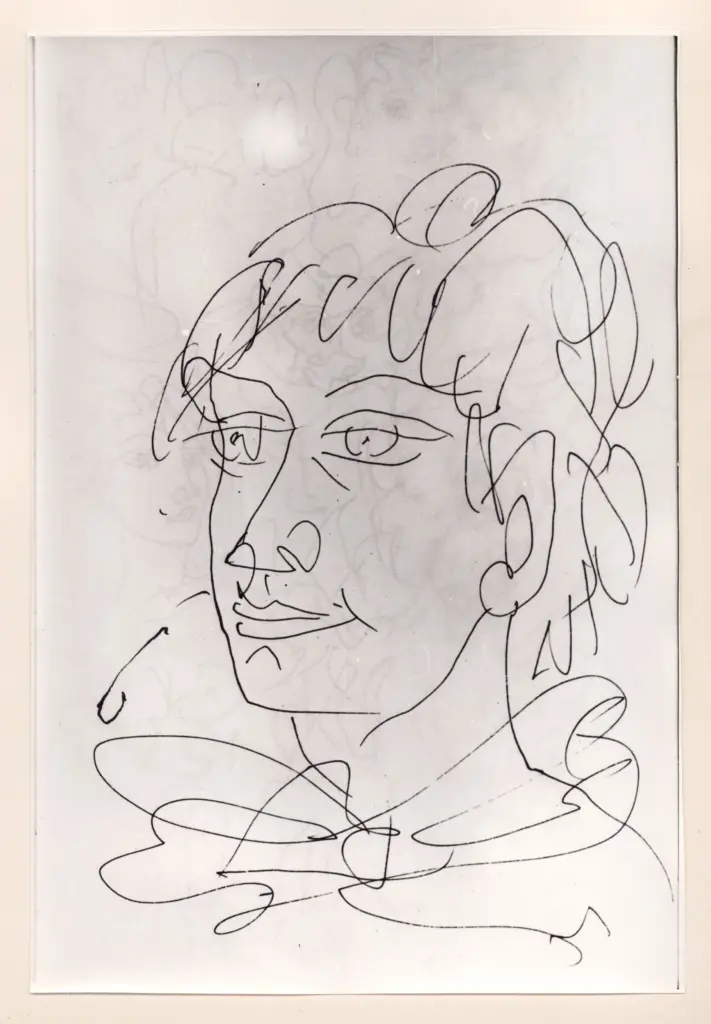 Universit&agrave; di Pisa. Dipartimento di Storia delle Arti , Zancanaro, Antonio - sec. XX - "Divina Commedia": quaderno B, foglio 59 recto: "O buon Apollo" , fronte