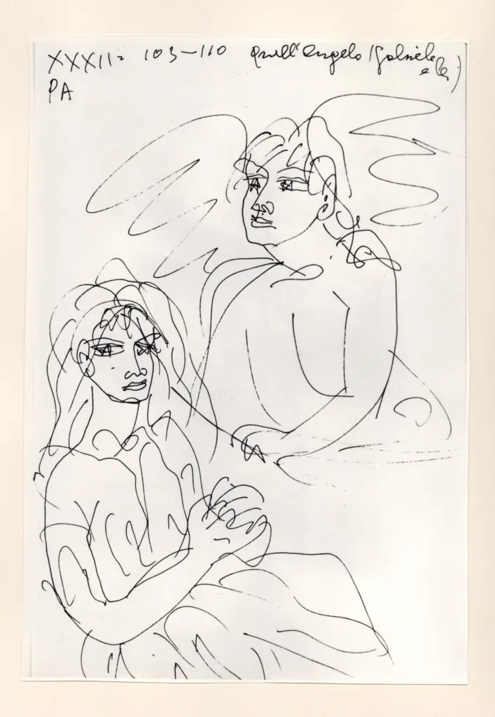 Universit&agrave; di Pisa. Dipartimento di Storia delle Arti , Zancanaro, Antonio - sec. XX - , fronte