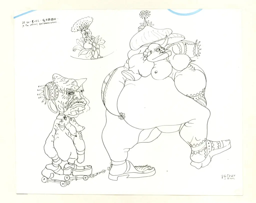 Anonimo , Zancanaro, Antonio - sec. XX - Il re el Gibbo , fronte