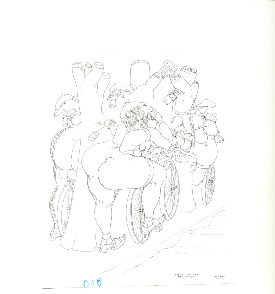 Anonimo , Zancanaro, Antonio - sec. XX - Gibbo poeta del ciclismo , fronte