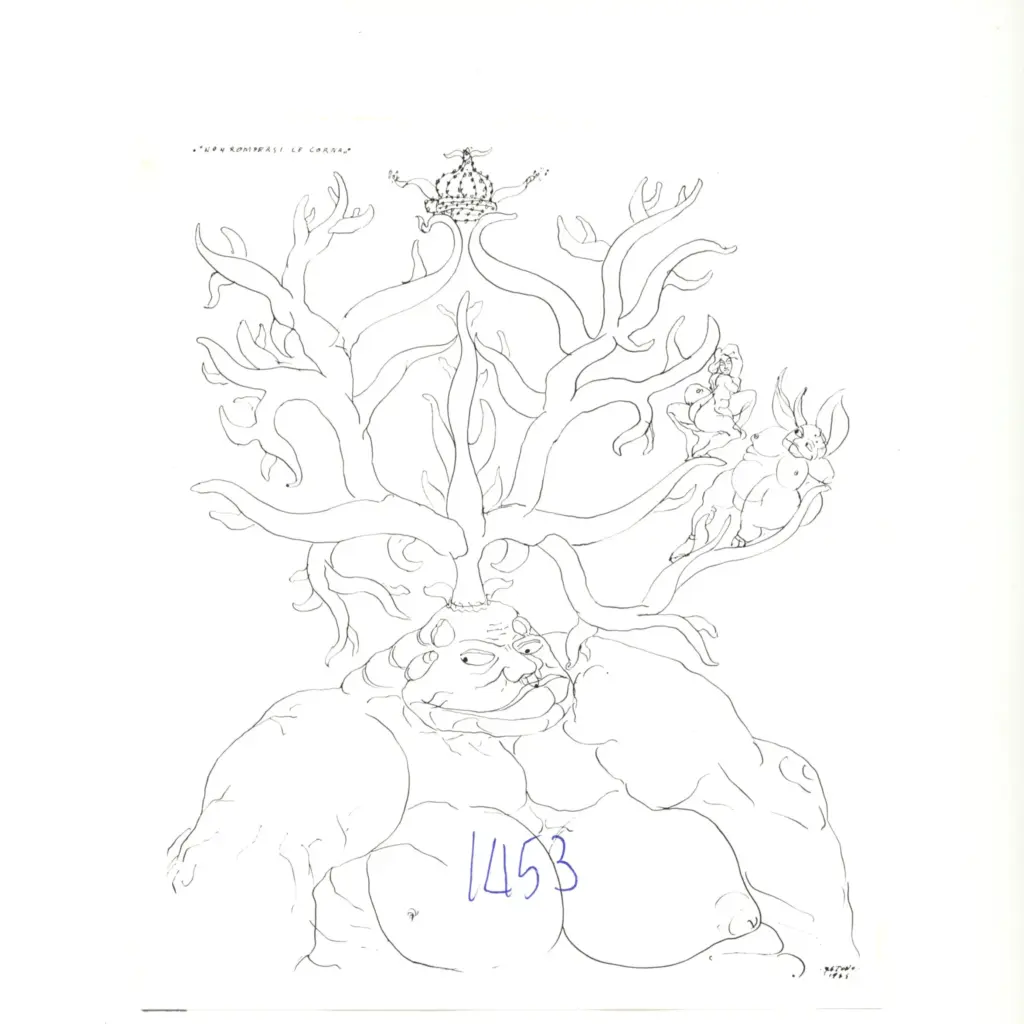 Anonimo , Zancanaro, Antonio - sec. XX - Non rompersi le corna , fronte