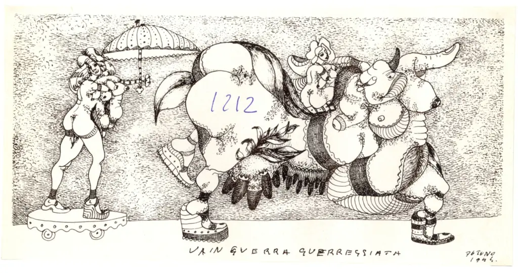 Anonimo , Zancanaro, Antonio - sec. XX - Va in guerra guerreggiata