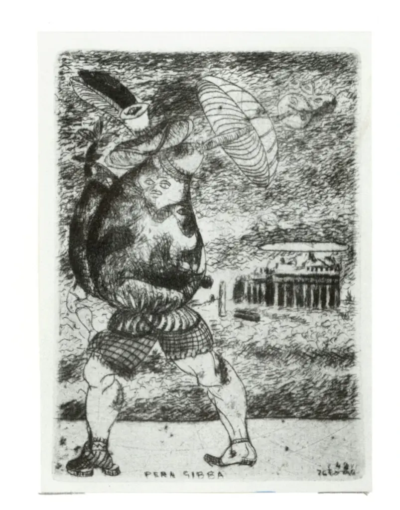 Anonimo , Zancanaro, Antonio - sec. XX - Pera Gibba , fronte