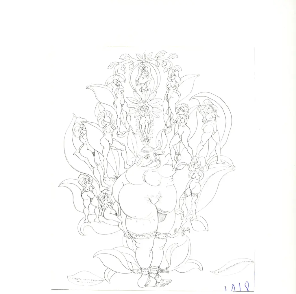 Anonimo , Zancanaro, Antonio - sec. XX - Gibbo inventa la milizia forestale