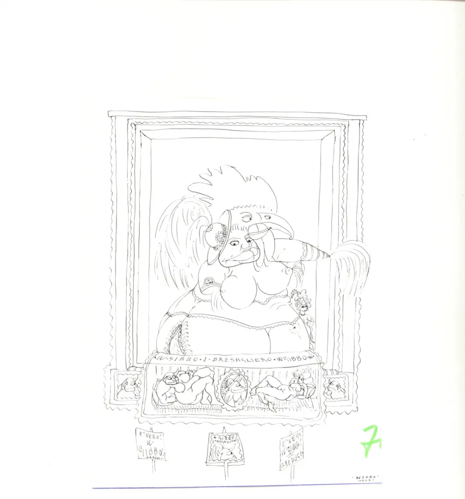 Anonimo , Zancanaro, Antonio - sec. XX - W Gibbo I Bresagliero , fronte