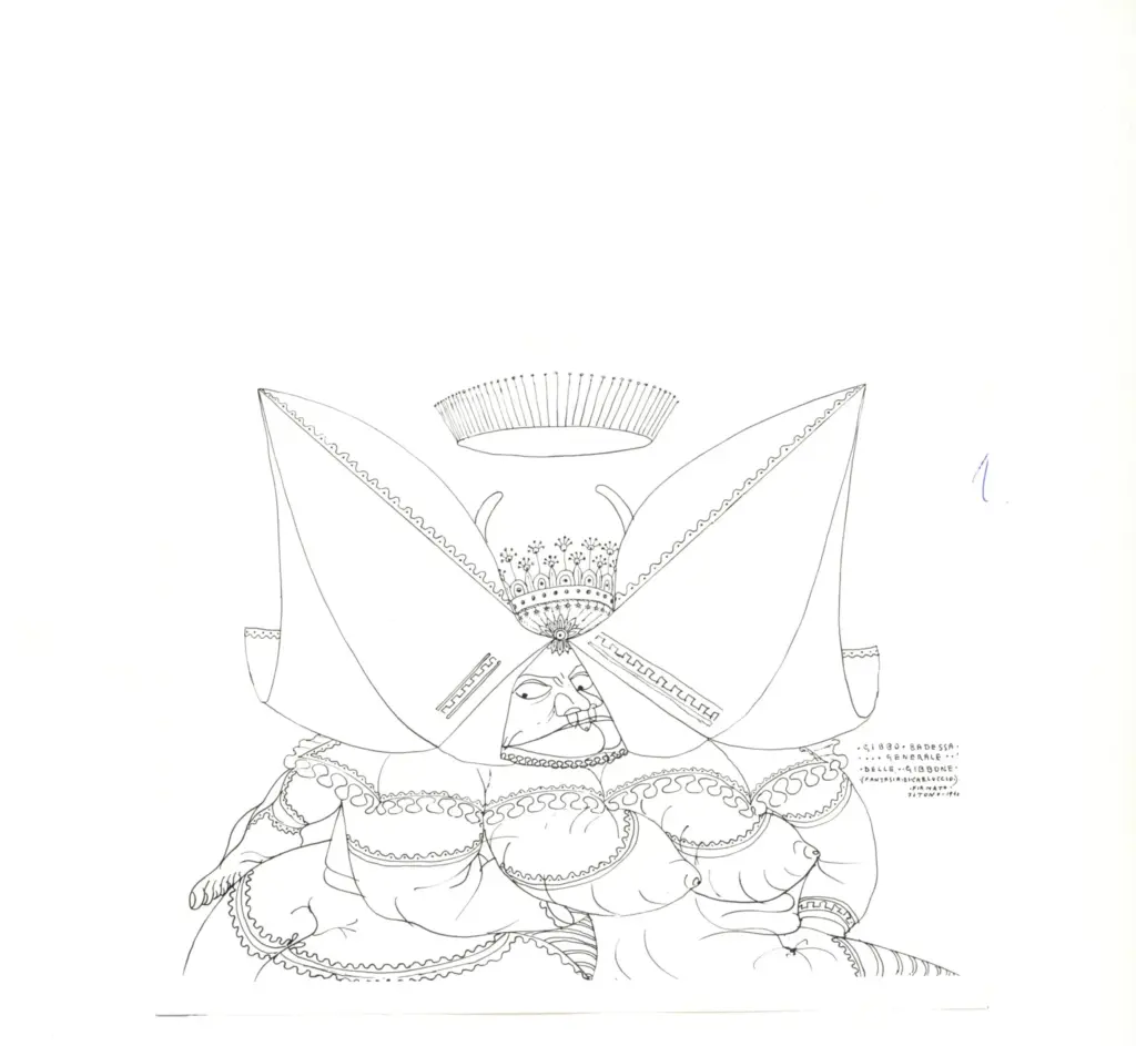 Zancanaro, Antonio , Gibbo Badessa Generale delle Gibbone [...]