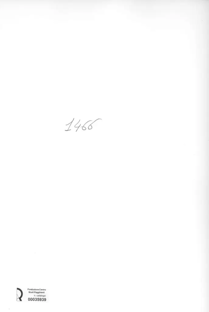 Anonimo , Zancanaro, Antonio - sec. XX - Niente pagina bianca , retro