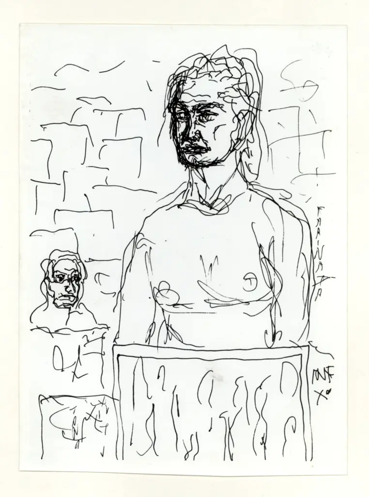 Anonimo , Zancanaro, Antonio - sec. XX - Farinata , fronte