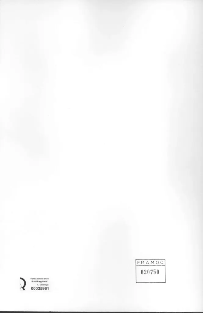 Anonimo , Zancanaro, Antonio - sec. XX - Farinata , retro