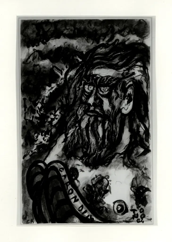 Anonimo , Zancanaro, Antonio - sec. XX - Caronte , fronte