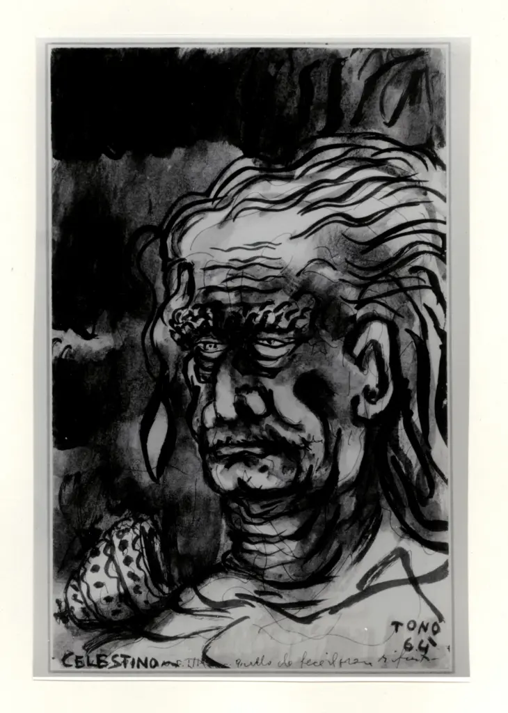 Anonimo , Zancanaro, Antonio - sec. XX - Celestino , fronte