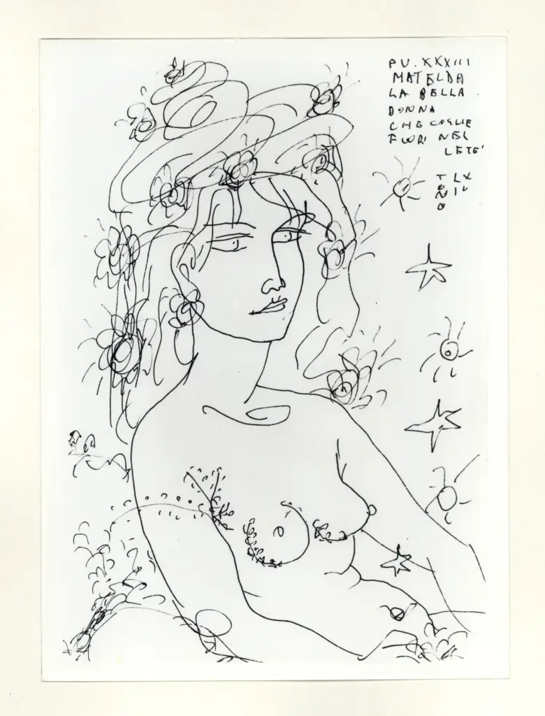 Anonimo , Zancanaro, Antonio - sec. XX - Matelda , fronte