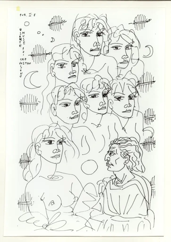 Anonimo , Zancanaro, Antonio - sec. XX - Purgatorio , fronte