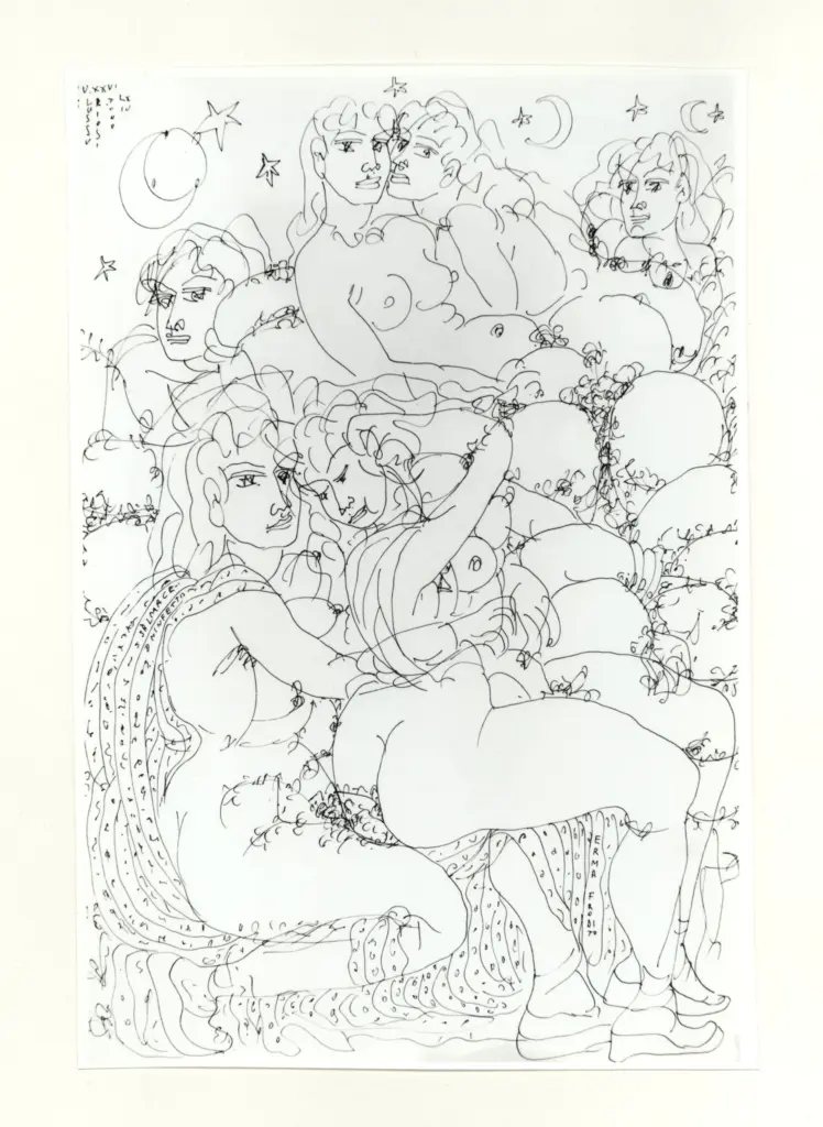 Anonimo , Zancanaro, Antonio - sec. XX - I lussuriosi , fronte