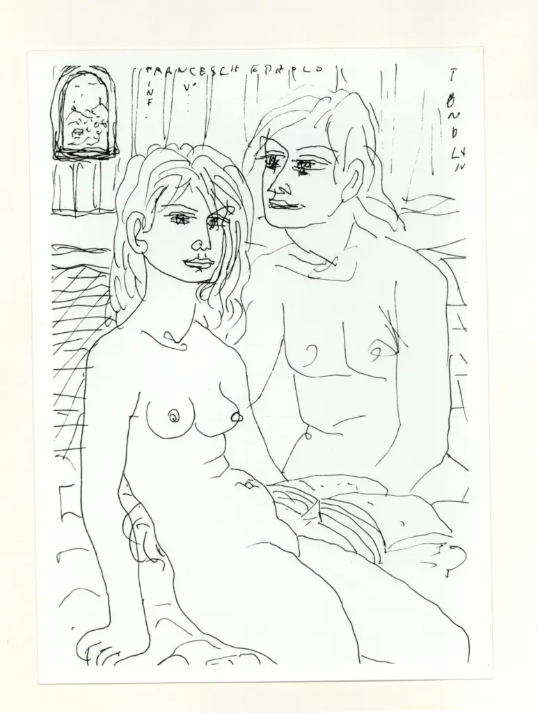 Anonimo , Zancanaro, Antonio - sec. XX - Francesca e Paolo , fronte