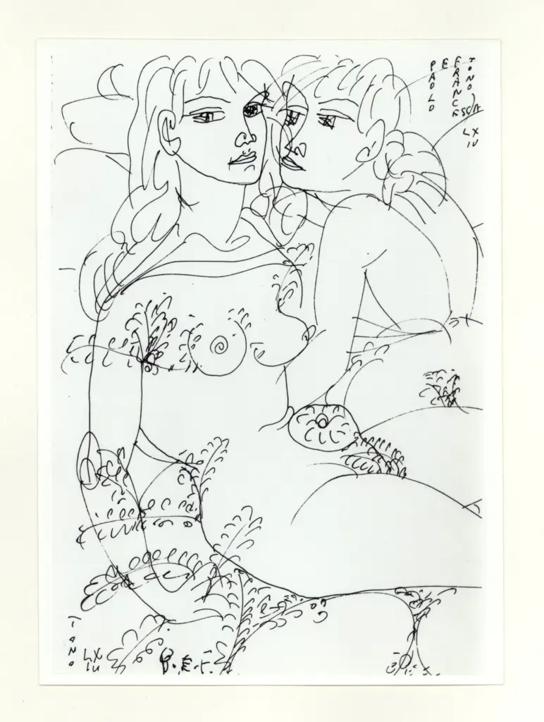 Anonimo , Zancanaro, Antonio - sec. XX - Paolo e Francesca , fronte