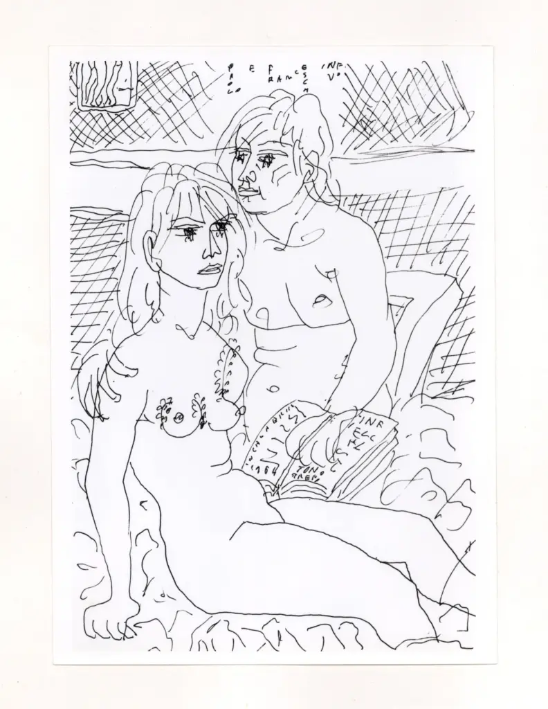 Anonimo , Zancanaro, Antonio - sec. XX - Paolo e Francesca , fronte