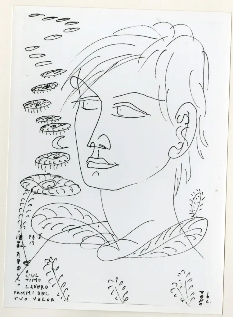 Anonimo , Zancanaro, Antonio - sec. XX - Buon Apollo , fronte