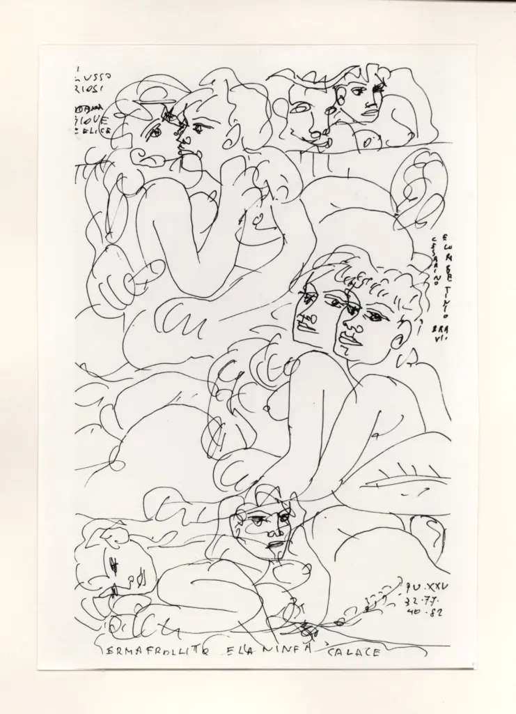 Anonimo , Zancanaro, Antonio - sec. XX - I lussuriosi , fronte