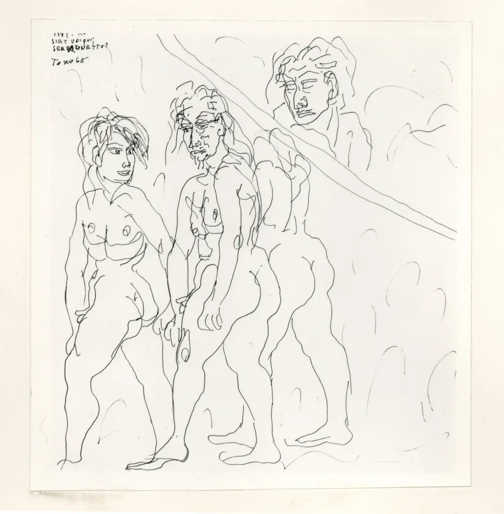 Anonimo , Zancanaro, Antonio - sec. XX - Inferno , fronte