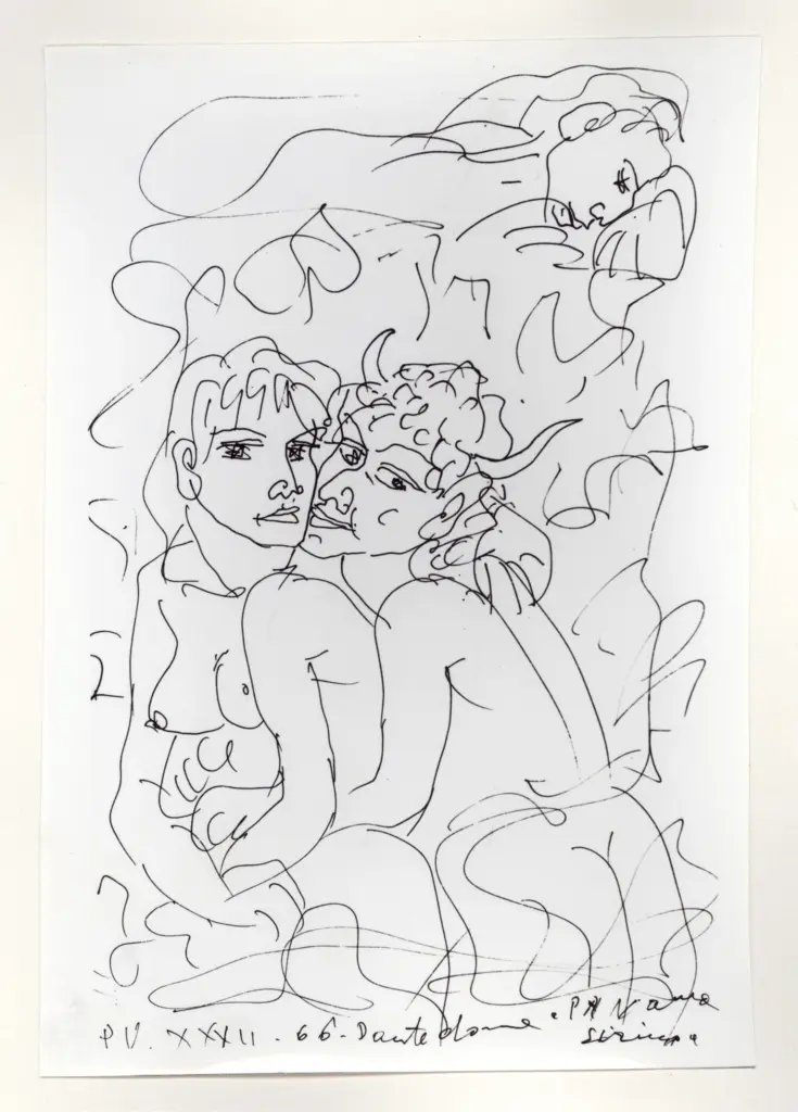 Anonimo , Zancanaro, Antonio - sec. XX - Purgatorio XXXII , fronte