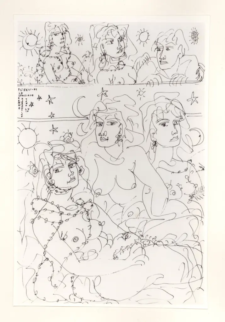 Anonimo , Zancanaro, Antonio - sec. XX - Le sfacciate donne fiorentine , fronte