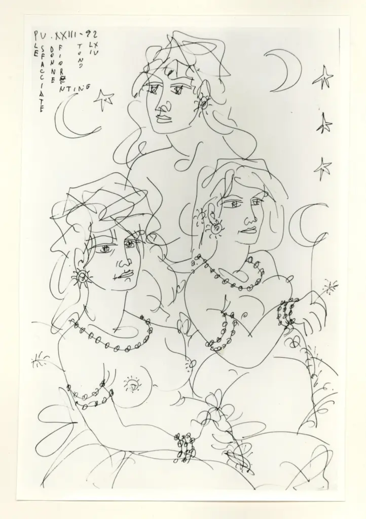 Anonimo , Zancanaro, Antonio - sec. XX - Le sfacciate donne fiorentine , fronte