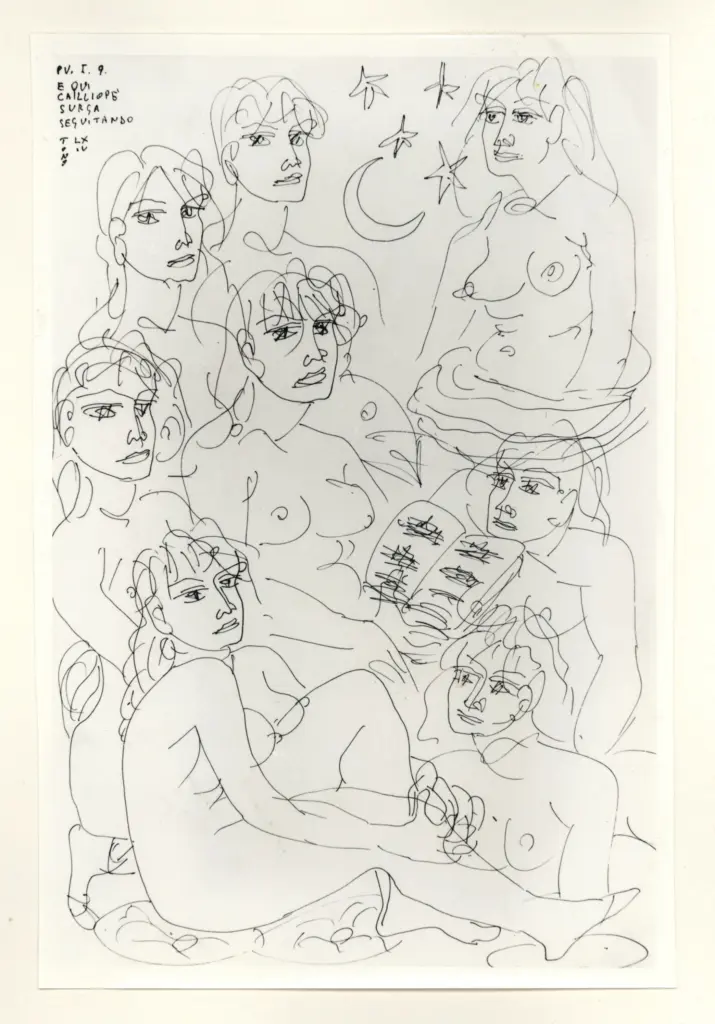 Anonimo , Zancanaro, Antonio - sec. XX - E qui Calliope surga seguitando , fronte