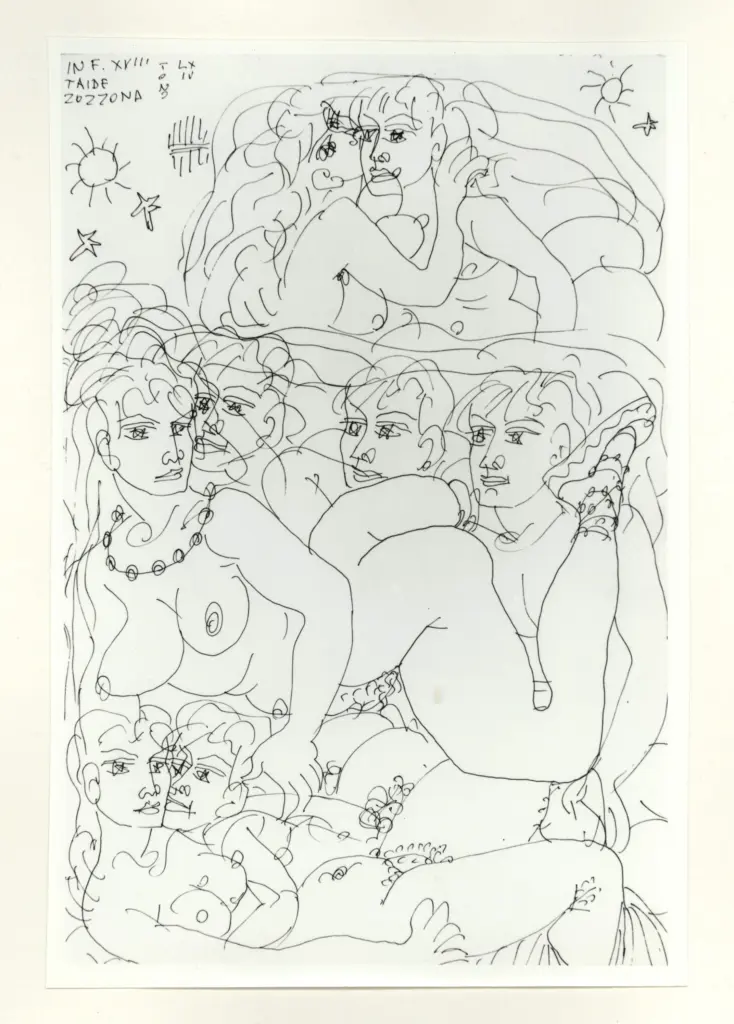 Anonimo , Zancanaro, Antonio - sec. XX - Inferno XVIII - Taide [...] , fronte